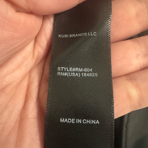 Rebecca Minkoff Black Vegan Leather Jacket - Picture 9 of 9